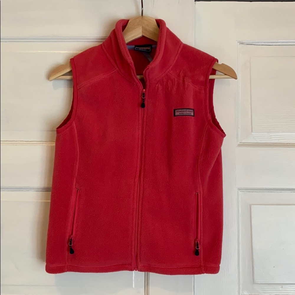 Vineyard vines girls pink vest
